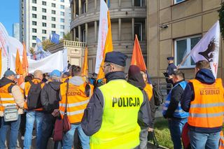 Protest kolejarzy Warszawa 15.10.2025