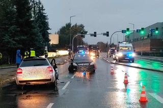 Wypadek na ul. Krakowskiej w Tarnowie