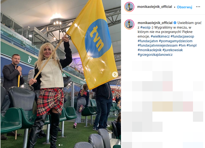 Monika Olejnik i jej dziwne buty