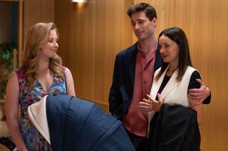 Barwy szczęścia odc. 3109. Cezary (Marcel Opaliński), Natalia (Maria Dejmek),  Sofia (Valeri Guliaieva)