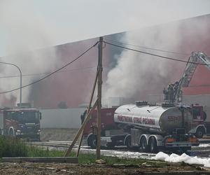 Służby ostrzegają! Alarmowy poziom amoniaku w związku z pożarem w Krośnie