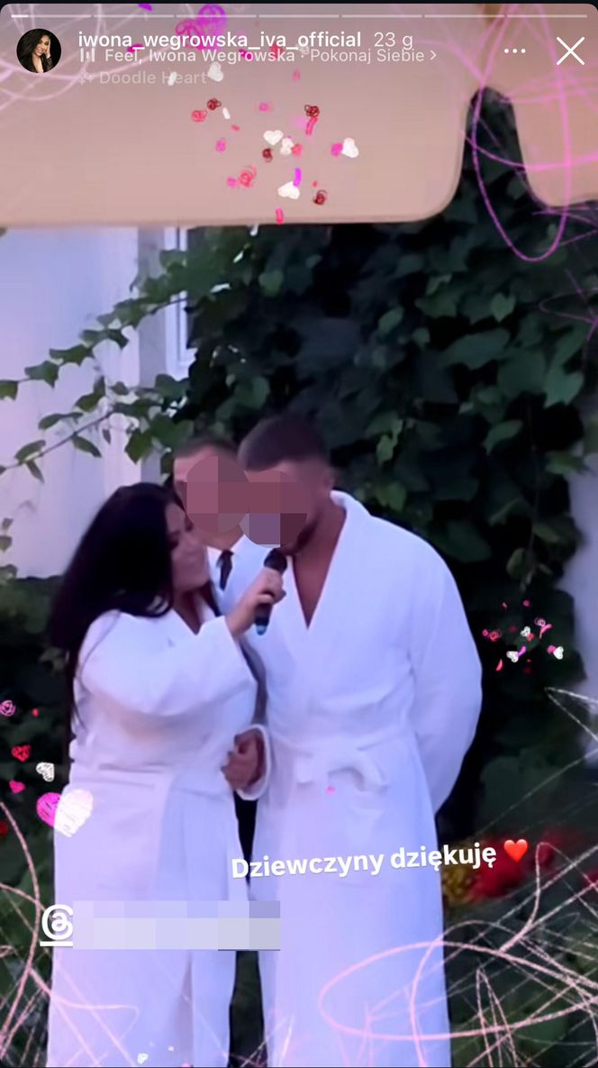 Iwona Węgrowska zagrała koncert w szlafroku