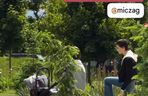 Na dobre i na złe nowy sezon. Kubuś (Wiktor Trojan), Blanka (Pola Gonciarz), Nina (Rita Sobocińska) na planie