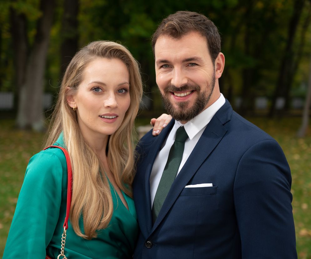 Barwy szczęścia odc. 2795. Renata (Anna Mrozowska), Marcin Kodur (Oskar Stoczyński)