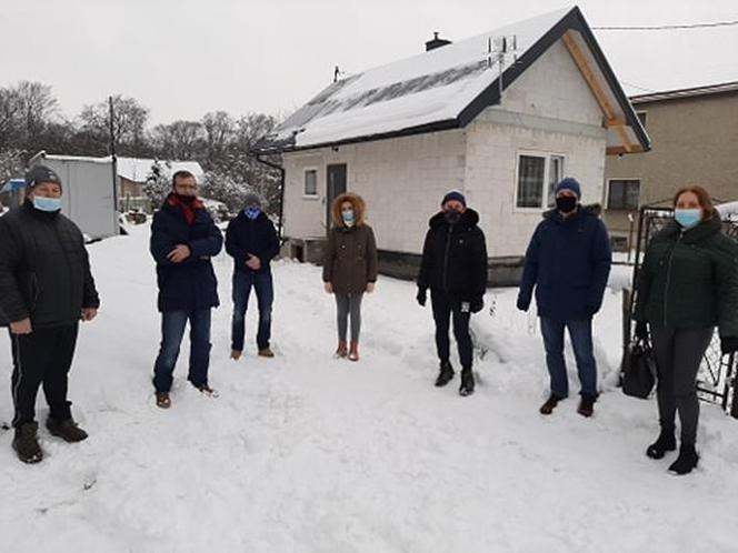 Obudowa domu w Zbylitowskiej Górze