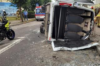 Wypadek w Lubrańcu. Wiele osób rannych po zderzeniu busa i osobówki [ZDJĘCIA]