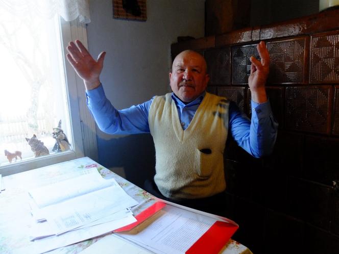 Władysław Skrzypacz odcięty od świata, rolnik spod Stalowej Woli walczy o swoje od lat
