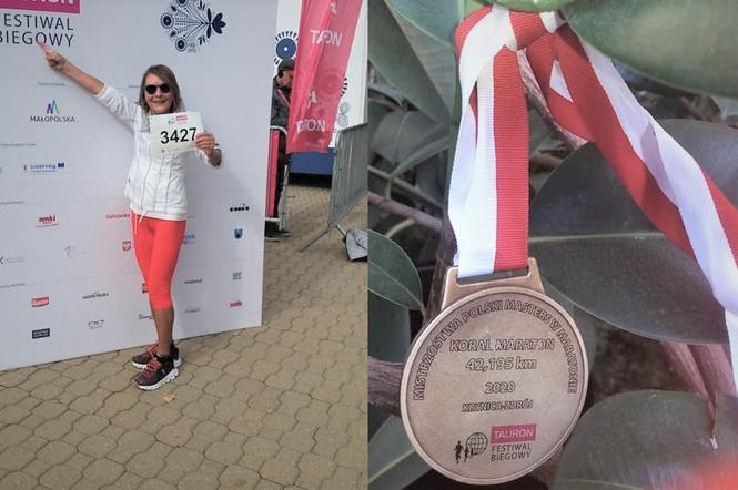 Barbara Prymakowska kończy swój 60 maraton