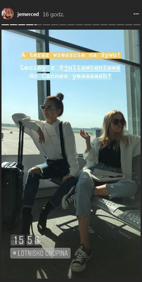 Julia Wieniawa i Jessica Mercedes w Cannes
