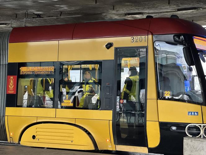 Zderzenie tramwajów na Moście Gdańskim w Warszawie