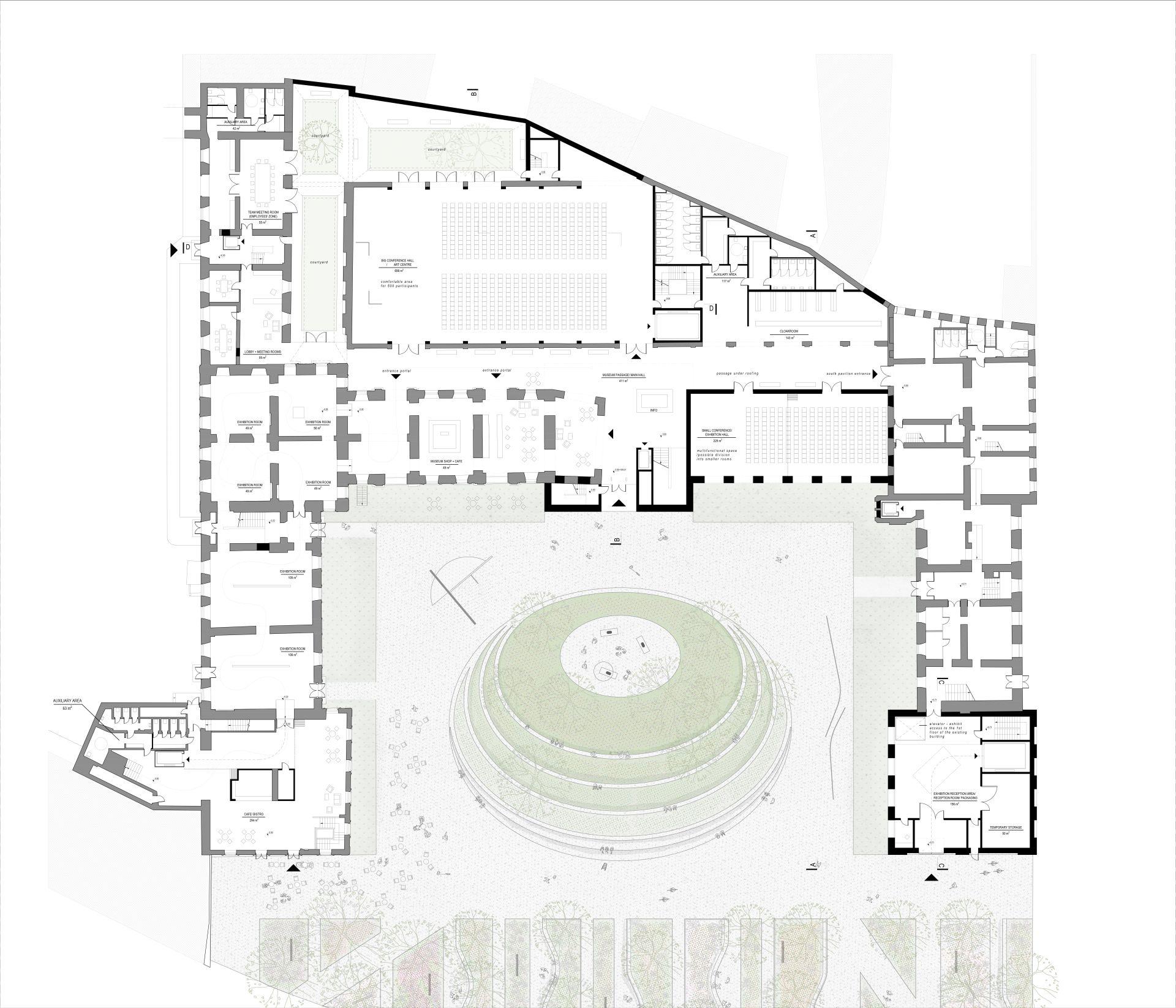 Pałac Radziwiłłów w Wilnie według WXCA