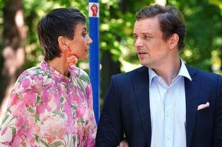 Barwy szczęścia, odc. 2928: Hubert (Marek Molak), Milena Szczepka (Alicja Kwiatkowska)	