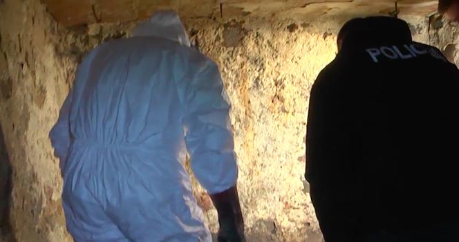 Zamurował żonę w piwnicy