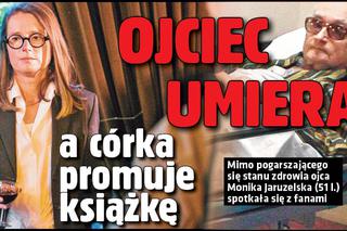 Ojciec umera a córka promuje książkę