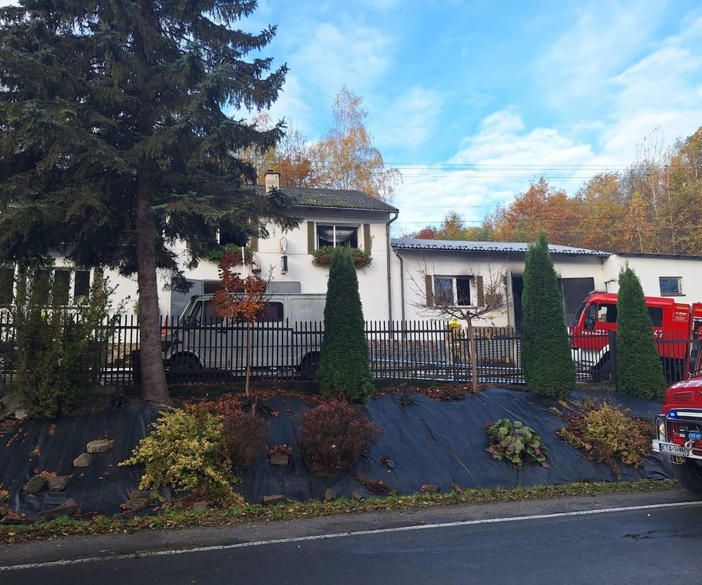 Tragiczny pożar w Słonej koło Zakliczyna. Nie żyje jedna osoba
