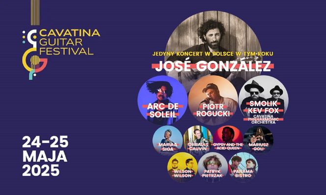 Cavatina Guitar Festival 2025. Jose Gonzalez i inne gwiazdy w Bielsku-Białej. Znamy program
