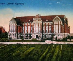 To jeden z najpiękniejszych budynków w Olsztynie. Dawniej pomieszczenia zajmowało m.in. Gestapo