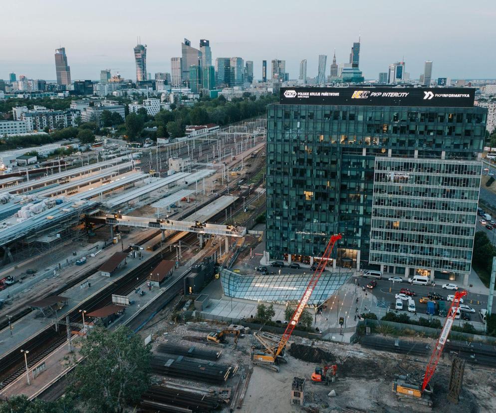 Przyspieszenie prac fundamentowych na budowie stacji Warszawa Zachodnia