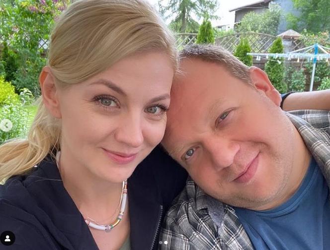M jak miłość po wakacjach 2022. Jagoda (Katarzyna Kołeczek), Tadeusz Kiemlicz (Bartłomiej Nowosielski)