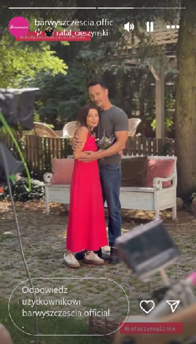 Barwy szczęścia. Katarzyna Glinka (Kasia), Rafał Cieszyński (Mariusz)