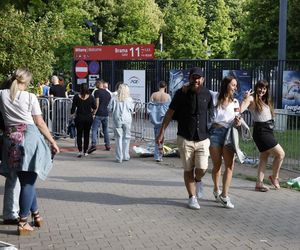 Koncert Justina Timberlake'a w Warszawie - fani pod PGE Narodowym
