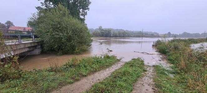 Wezbrane rzeki na Dolnym Śląsku