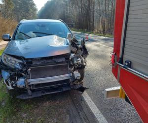 Wypadek na DK 42 w Brodach