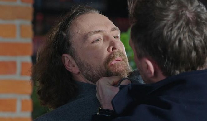 M jak miłość odc. 1869. Tomasz Kawecki (Ziemowit Wasielewski), Bartek (Arkadiusz Smoleński)