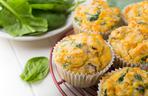 Muffinki wytrawne - ze szpinakiem