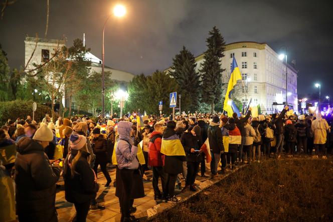 Manifestacja solidarnościowa z Ukrainą