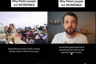 Opowiedział na Tik Toku, jak Polacy pomagają Ukraińcom. To opowieść z głębi serca 