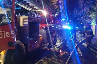 Pożar kamienicy przy ulicy Rejtana w Tarnowie