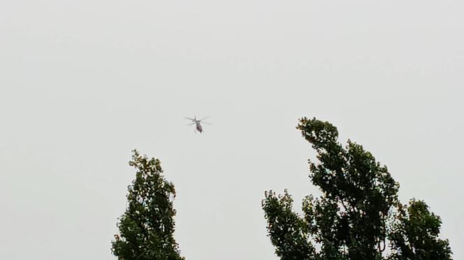 Tajemniczy helikopter nad Szczecinem