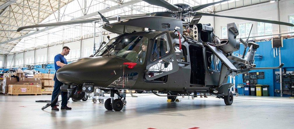 Pierwszy śmigłowiec AW149 w PZL Świdnik nabiera docelowych kształtów