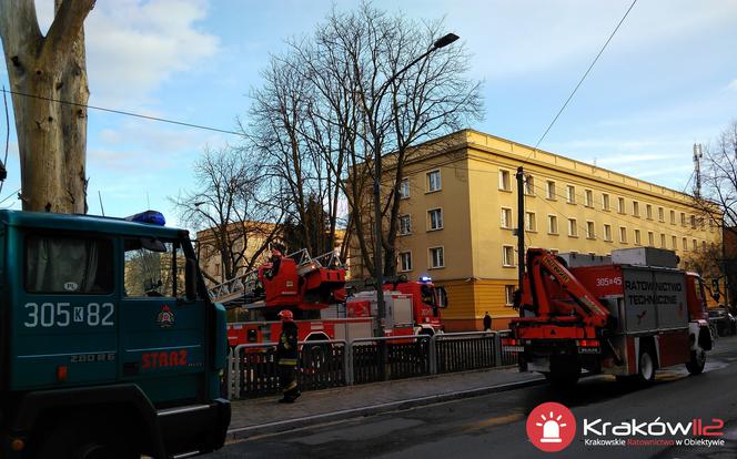 Połamane drzewo na ulicy Racławickiej