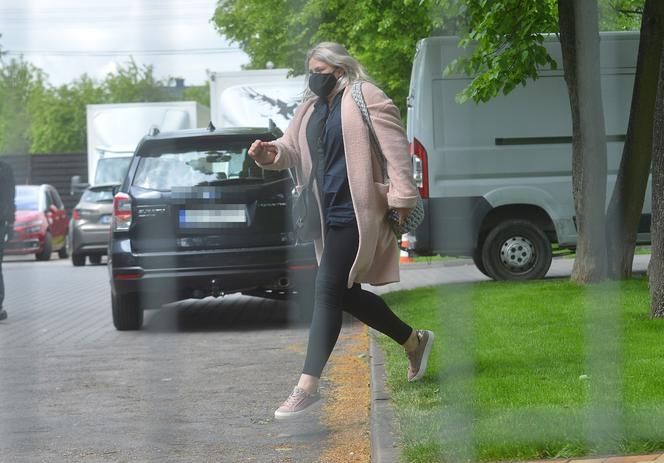 Aktorzy na planie "Barwy szczęścia " 