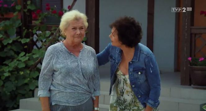 M jak miłość, odcinek 1398. Barbara (Teresa Lipowska), Marysia (Małgorzata Pieńkowska)