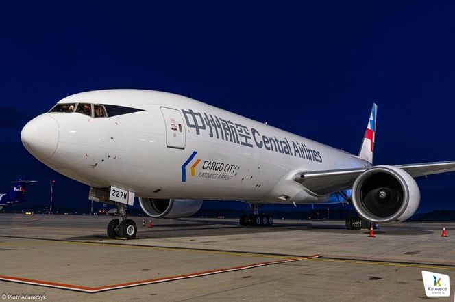 nowe połączenie czarterowe all-cargo pomiędzy chińskim miastem Chengdu a Katowice Airport