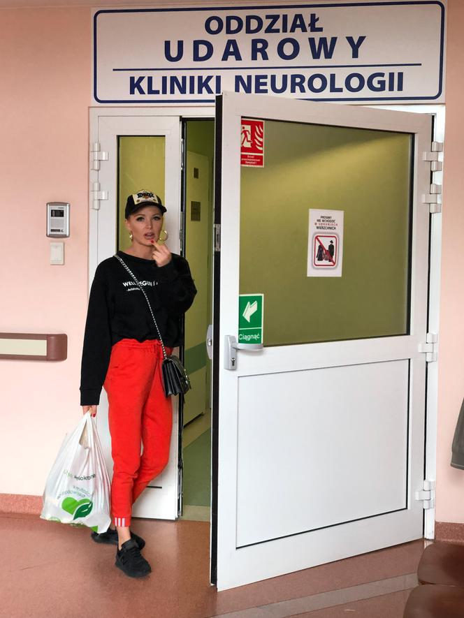 Roxi Gąska odwiedza Jacka w szpitalu