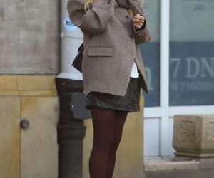 Monika Olejnik w butach wiewiórkach