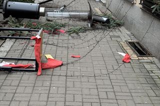 Totalna demolka w centrum Wrocławia. Ogródki przy restauracji zrujnowane, właściciele załamani 