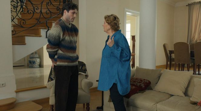 Barwy szczęścia odc. 3203. Józefina Rawiczowa (Elżbieta Jarosik), Cezary (Marcel Opaliński)