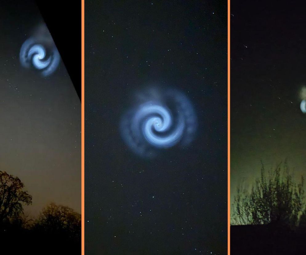 Mieszkańcy Dolnego Śląska uchwycili kosmiczny wir. Ale zjawiskowe fotografie!