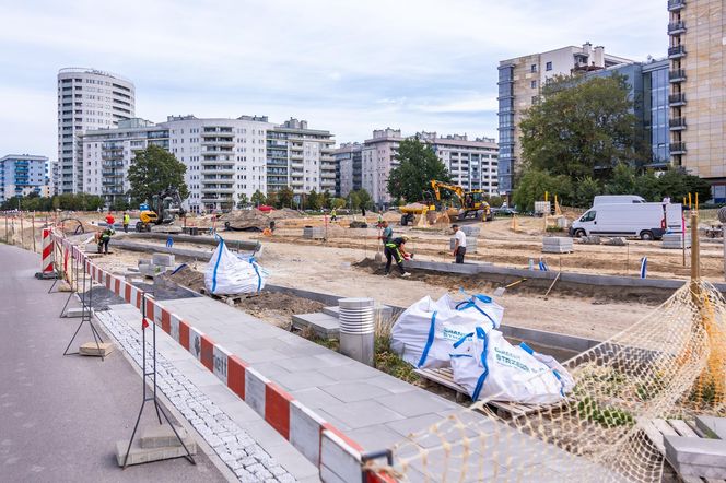 Budowa parku nad Południową Obwodnicą Warszawy