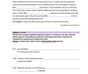 Matura próbna CKE angielski grudzień 2022