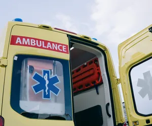 Spalona karetka dla Ukrainy zastąpiona inną ze szpitala w Nowym Targu