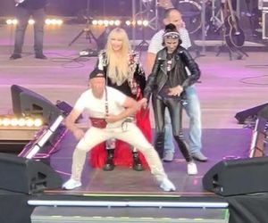 Facet wtargnął na scenę podczas koncertu Maryli Rodowicz. Ochroniarz nie zdążył