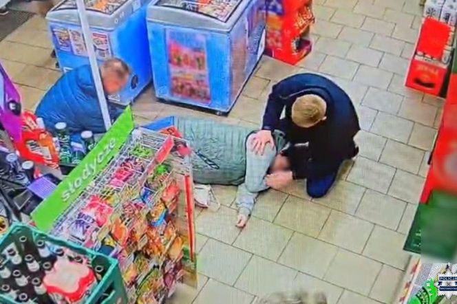 Policjant z Końskich bohaterem! Udzielił pomocy kobiecie podczas ataku drgawek