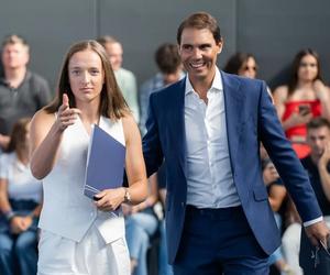 Iga Świątek i Rafael Nadal