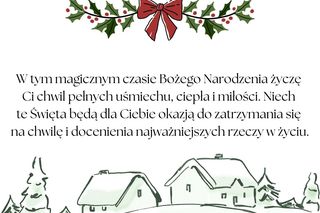 Życzenia na Boże Narodzenie 2024 – SMS. Piękne teksty, które wywołują wzruszenie